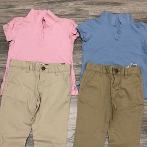 Old Navy Uniforms 2 set size 7/8